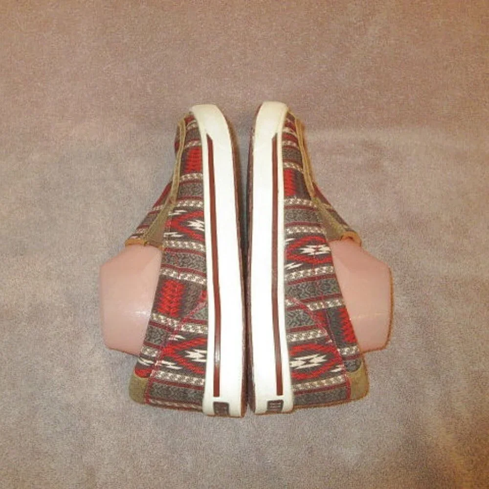Twisted X Hooey Mens Slip On Loafer Size 10 Aztec Nomad Bomber Comfort Shoe EUC